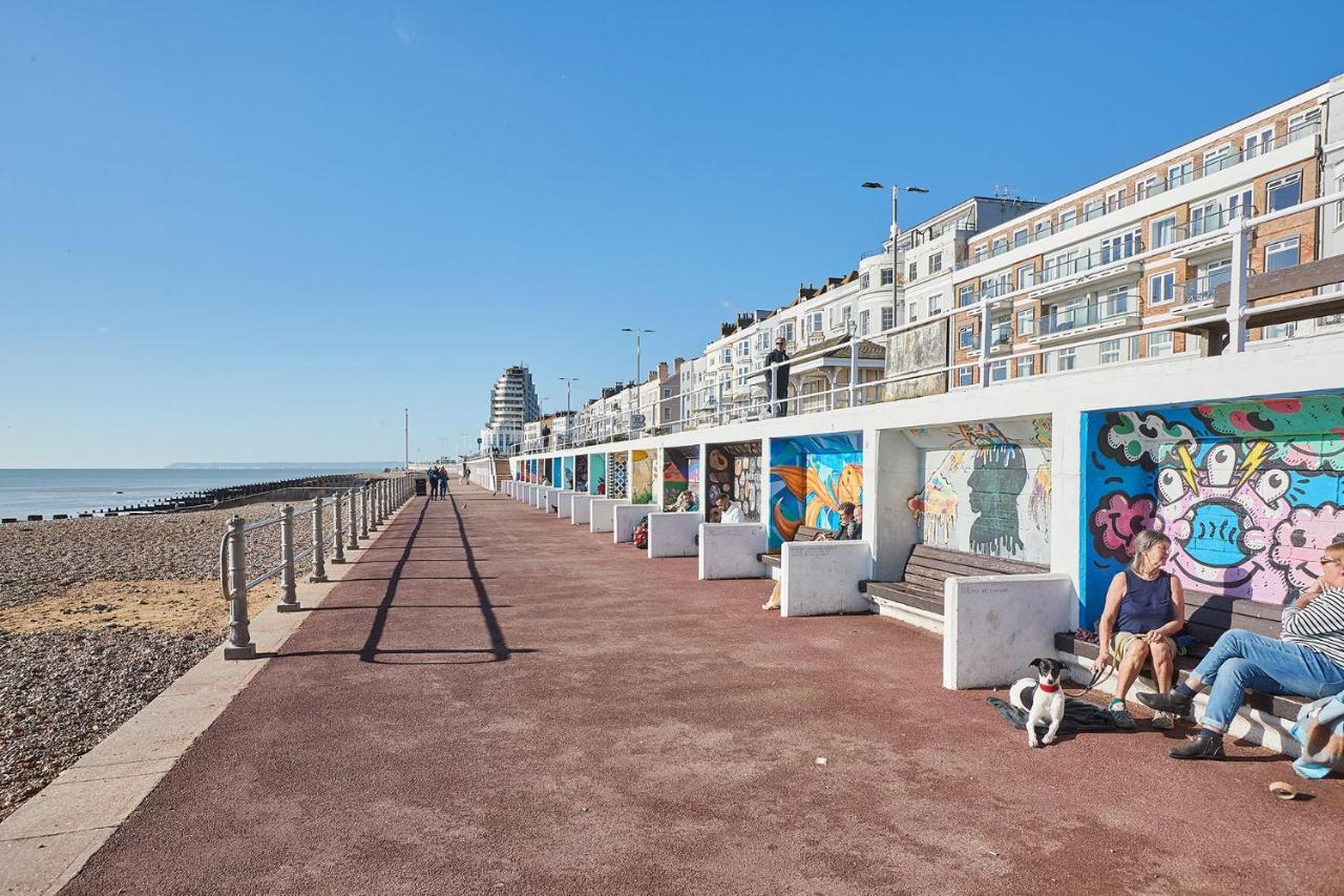 Gorgeous Sea View Apartment 5 Mins To The Beach St Leonards-on-Sea Exteriör bild